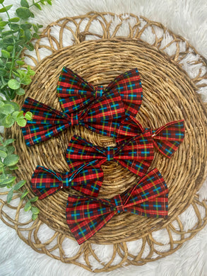 Christmas Plaid Bowtie